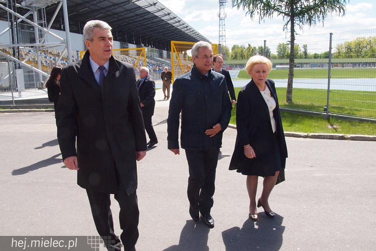 Minister Sportu Andrzej Biernat odwiedził Mielec