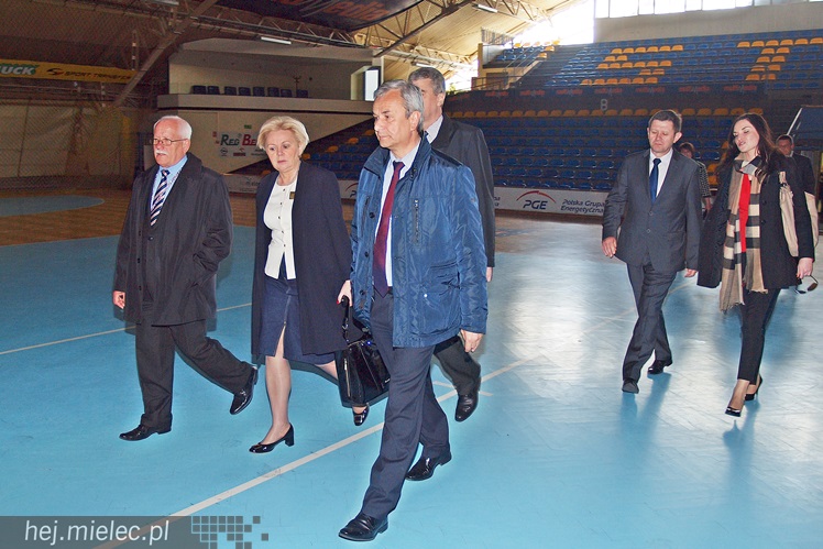 Minister Sportu Andrzej Biernat odwiedził Mielec
