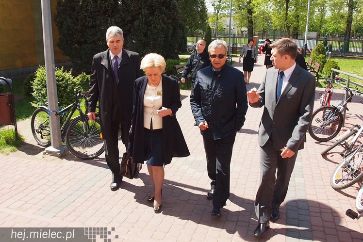 Minister Sportu Andrzej Biernat odwiedził Mielec