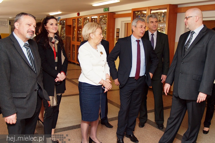 Minister Sportu Andrzej Biernat odwiedził Mielec
