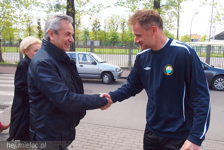 Minister Sportu Andrzej Biernat odwiedził Mielec