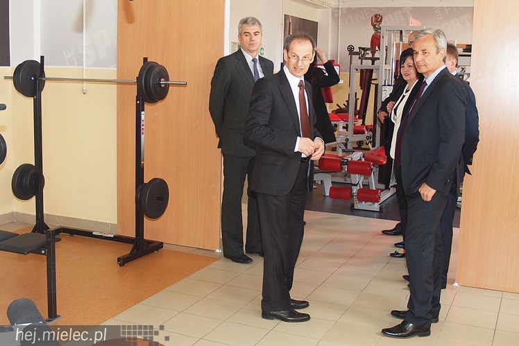 Minister Sportu Andrzej Biernat odwiedził Mielec