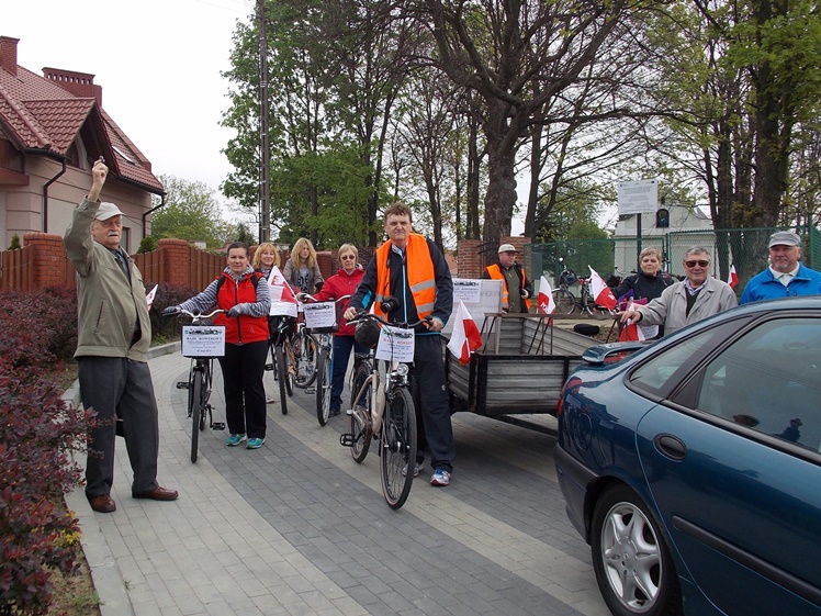 Rajd rowerowy ?Szlakiem oddziału partyzanckiego Jędrusie?