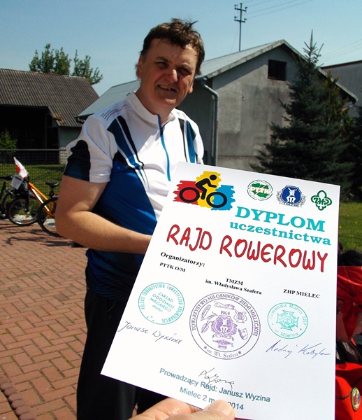 Rajd rowerowy ?Szlakiem oddziału partyzanckiego Jędrusie?
