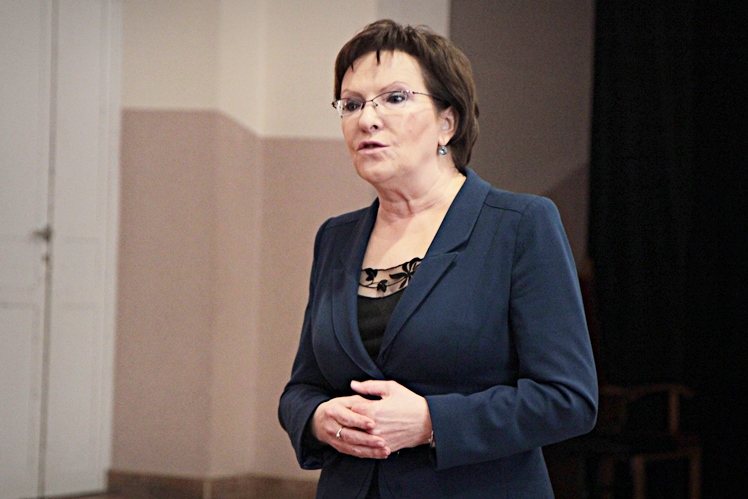 Marszałek Sejmu Ewa Kopacz w Mielcu spotkała się z seniorami