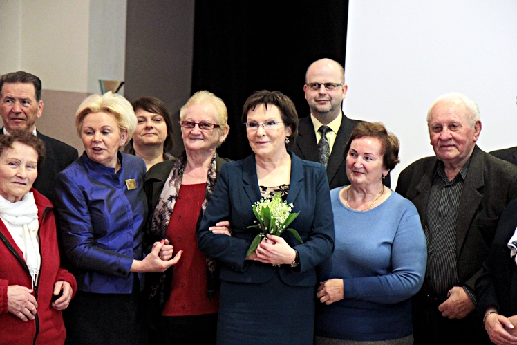 Marszałek Sejmu Ewa Kopacz w Mielcu spotkała się z seniorami