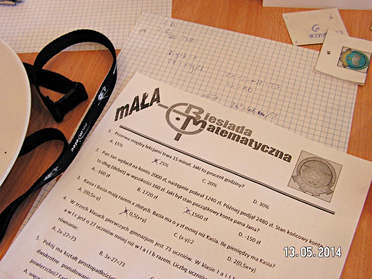 IV ?mAŁA? Biesiada Matematyczna w ZST