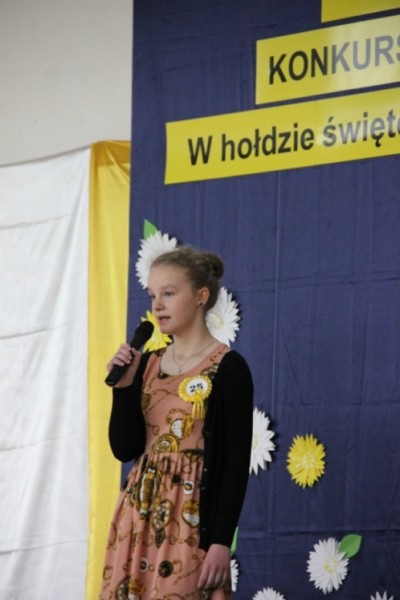 IV edycja Konkursu Papieskiego w Gimnazjum w Czerminie