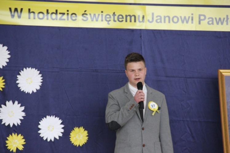 IV edycja Konkursu Papieskiego w Gimnazjum w Czerminie