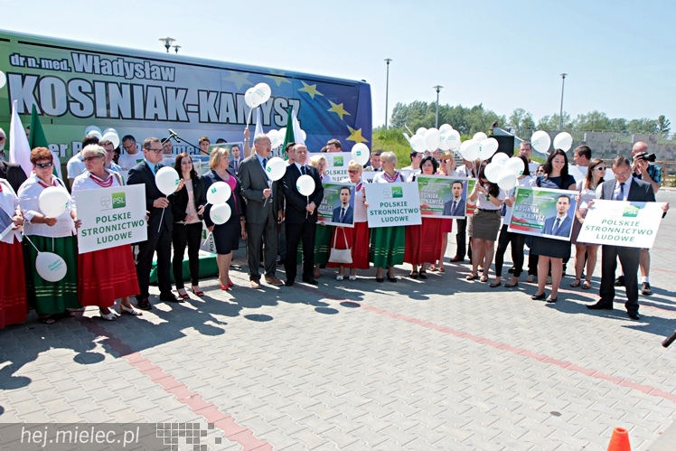 Przedwyborczy wiec PSL w Mielcu. Kosiniak-Kamysz podsumował kampanię
