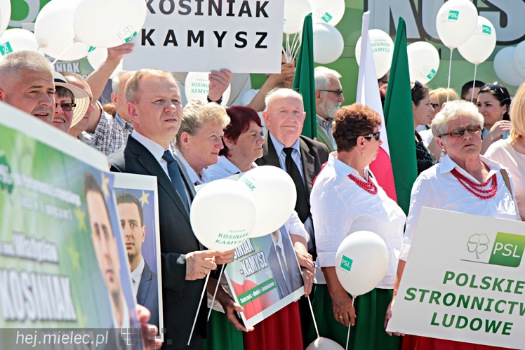Przedwyborczy wiec PSL w Mielcu. Kosiniak-Kamysz podsumował kampanię