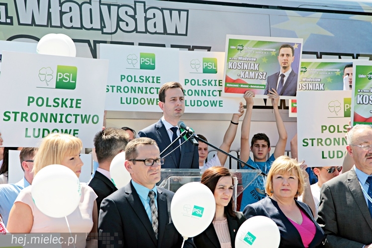 Przedwyborczy wiec PSL w Mielcu. Kosiniak-Kamysz podsumował kampanię