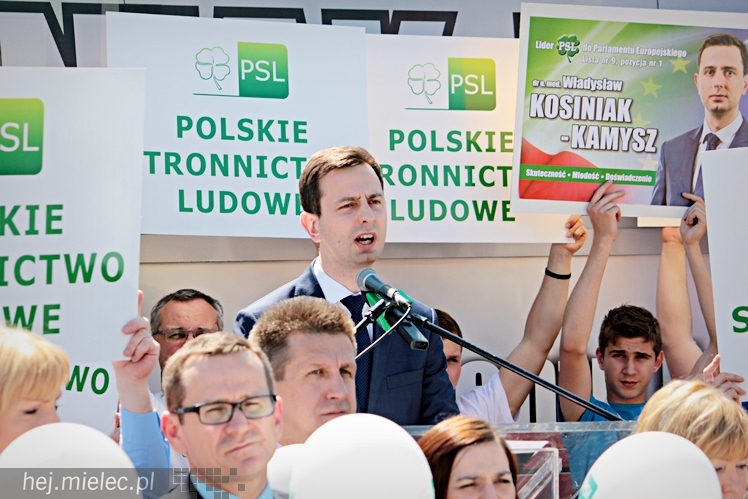 Przedwyborczy wiec PSL w Mielcu. Kosiniak-Kamysz podsumował kampanię