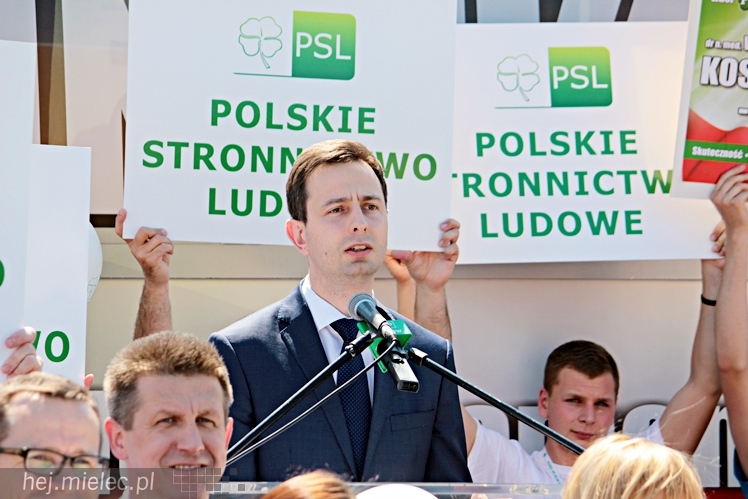 Przedwyborczy wiec PSL w Mielcu. Kosiniak-Kamysz podsumował kampanię