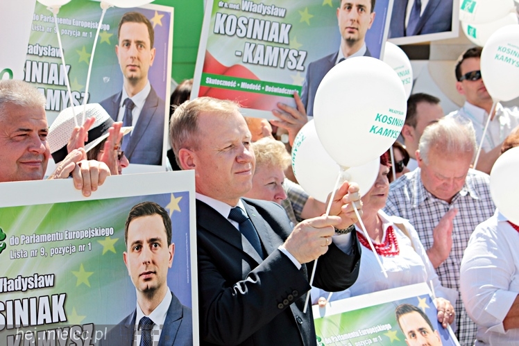 Przedwyborczy wiec PSL w Mielcu. Kosiniak-Kamysz podsumował kampanię