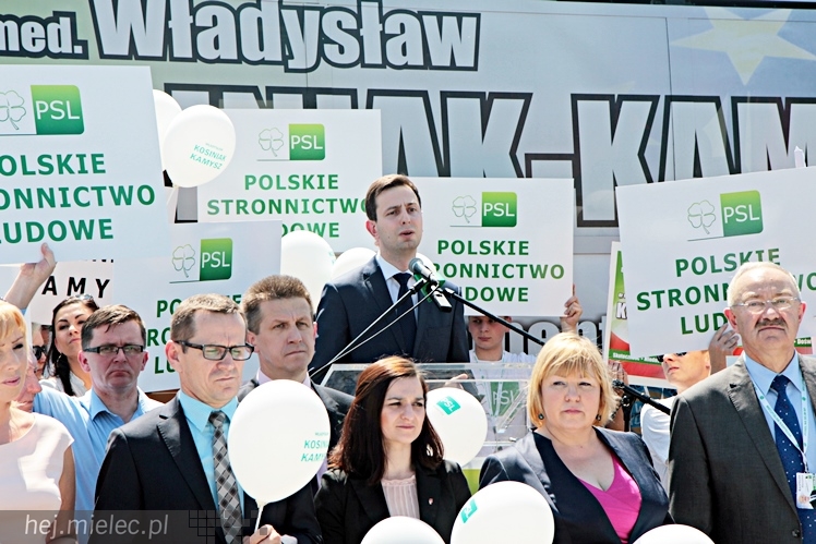 Przedwyborczy wiec PSL w Mielcu. Kosiniak-Kamysz podsumował kampanię