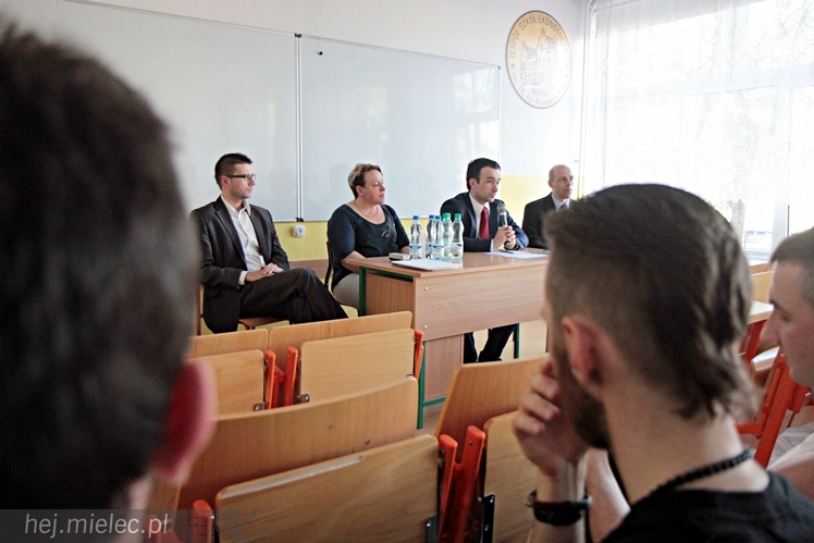 Debata przedwyborcza czwórki kandydatów do PE