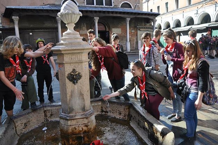 Mieleccy harcerze na uroczystościach 70. rocznicy bitwy o Monte Cassino