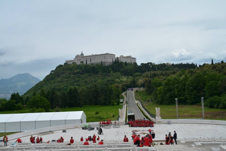 Mieleccy harcerze na uroczystościach 70. rocznicy bitwy o Monte Cassino