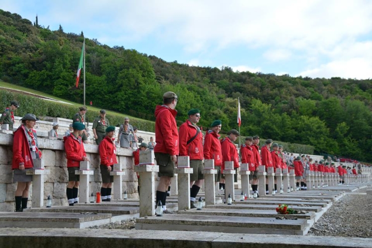 Mieleccy harcerze na uroczystościach 70. rocznicy bitwy o Monte Cassino