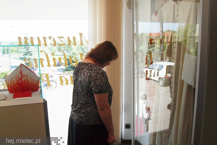 Tłumy przyszły zobaczyć Mobilne Muzeum Jana Pawła II