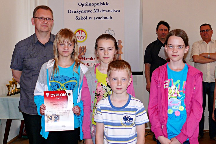 Wadowice Górne podczas Finału Drużynowych Ogólnopolskich Mistrzostw Szkół Podstawowych w szachach