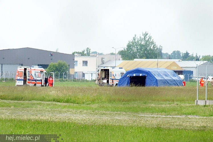 Służby ratownicze ćwiczyły reakcję na wypadek lotniczy