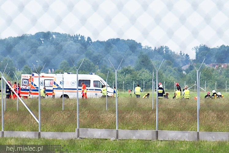 Służby ratownicze ćwiczyły reakcję na wypadek lotniczy