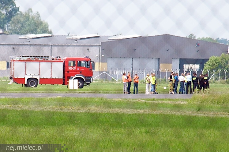 Służby ratownicze ćwiczyły reakcję na wypadek lotniczy