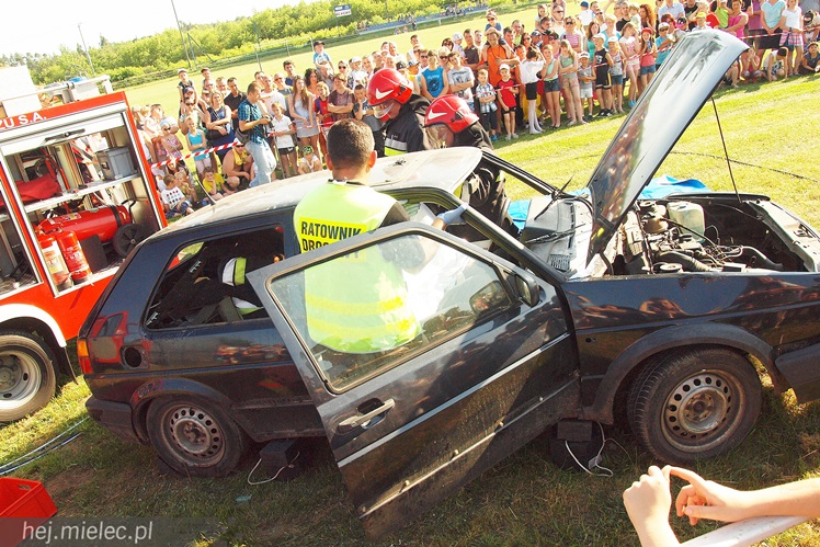 Strażacy przygotowali piknik dla najmłodszych. Wesoła niedziela w Maliniu