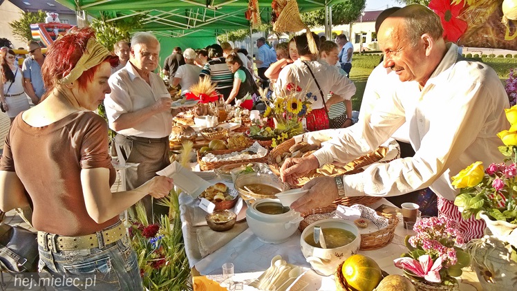 W Radomyślu Wielkim odbył się Piknik Zbożowy, była degustacja lokalnych wyrobów [FOTO]