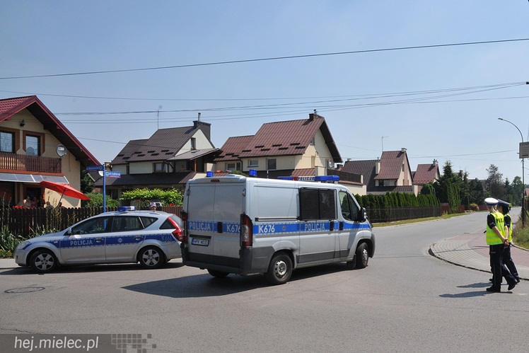 Próbny alarm bombowy w Zespole Szkół Ogólnokształcących w Mielcu