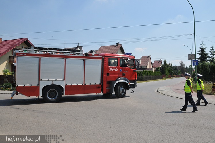 Próbny alarm bombowy w Zespole Szkół Ogólnokształcących w Mielcu