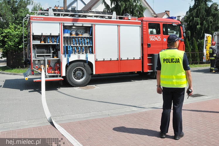 Próbny alarm bombowy w Zespole Szkół Ogólnokształcących w Mielcu