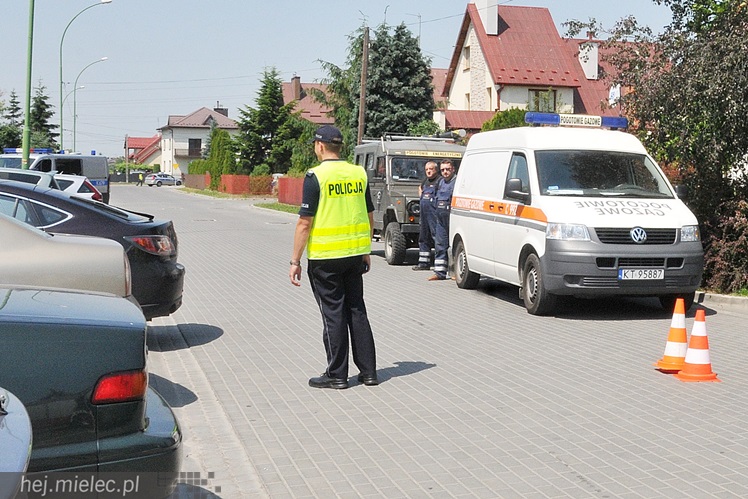 Próbny alarm bombowy w Zespole Szkół Ogólnokształcących w Mielcu