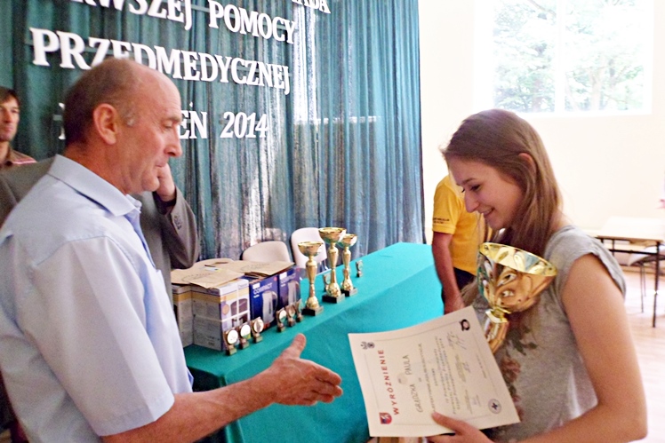 IV Powiatowa Olimpiada Pierwszej Pomocy Przedmedycznej odbyło się w Rzemieniu
