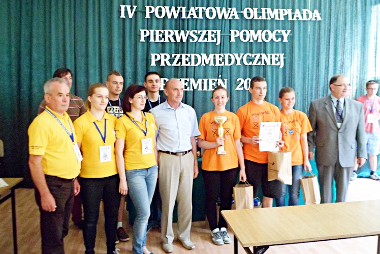 IV Powiatowa Olimpiada Pierwszej Pomocy Przedmedycznej odbyło się w Rzemieniu
