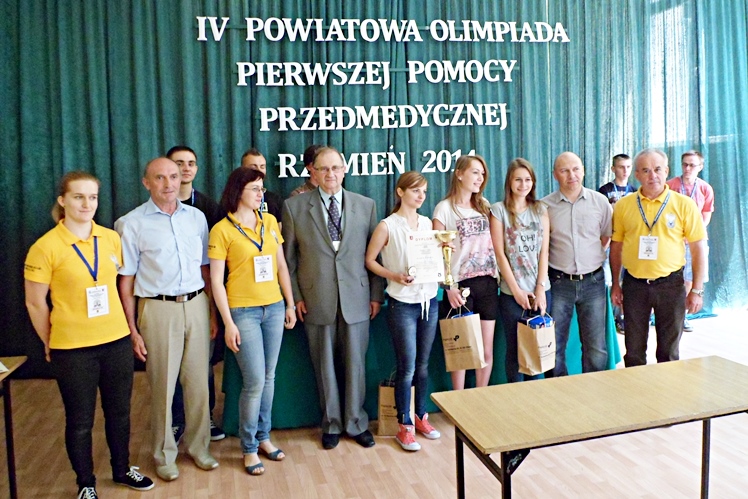 IV Powiatowa Olimpiada Pierwszej Pomocy Przedmedycznej odbyło się w Rzemieniu