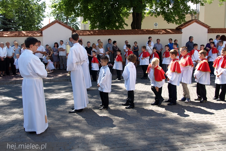 Procesja Bożego Ciała ulicami starego miasta