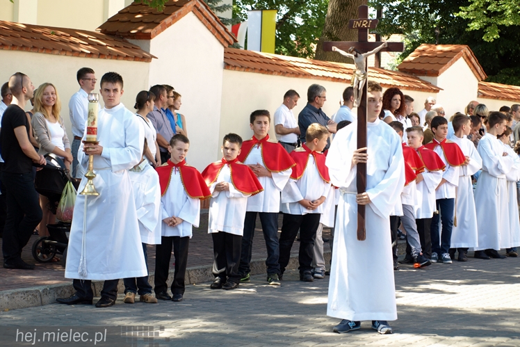 Procesja Bożego Ciała ulicami starego miasta