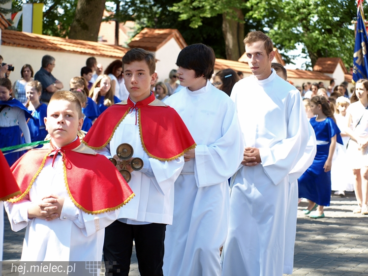 Procesja Bożego Ciała ulicami starego miasta
