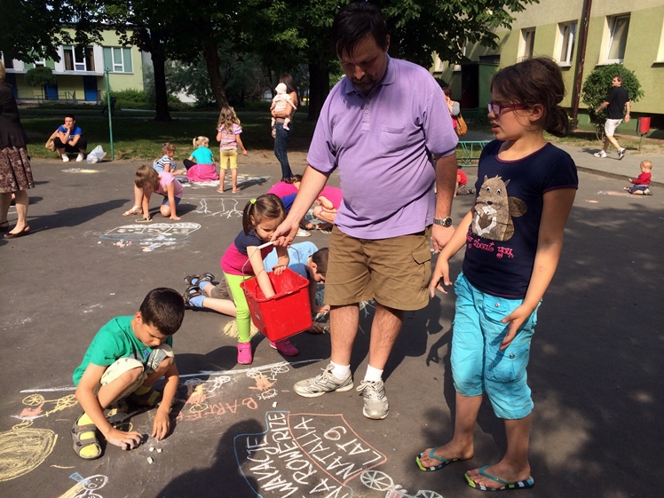 Plenerowy festyn dla dzieci osiedle Kopernika i Szafera