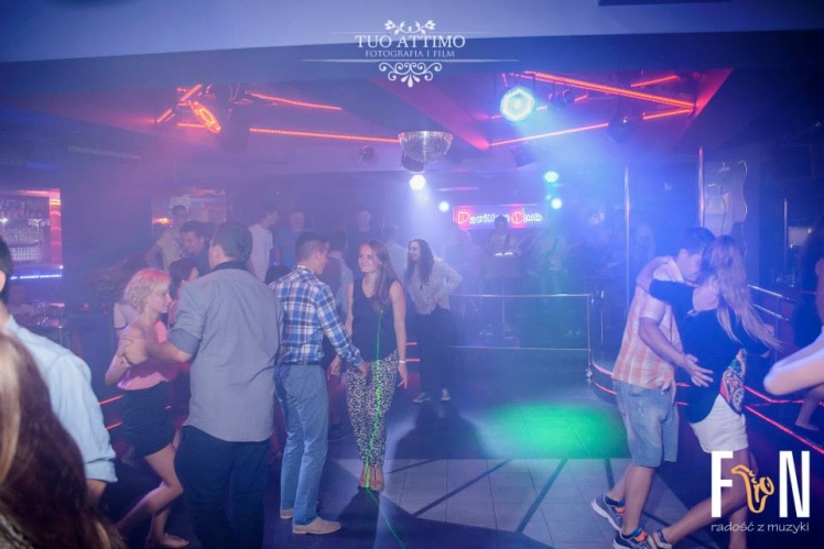 Dancing Night z zespołem FUN w Papillon Club. Impreza 27 lipca
