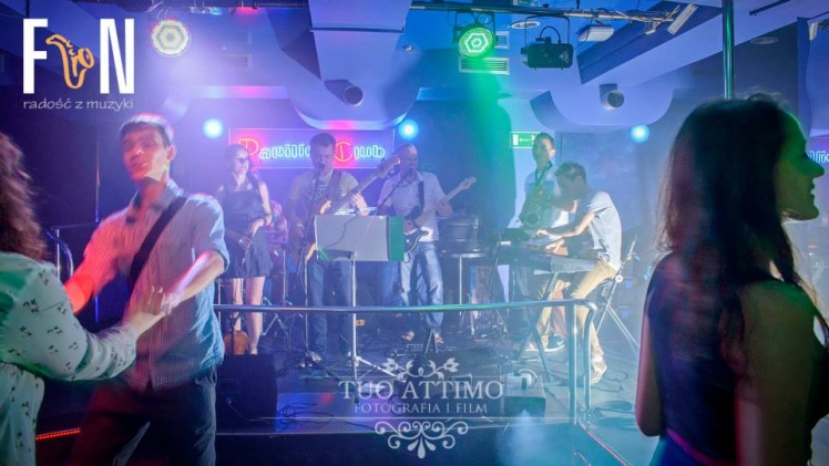 Dancing Night z zespołem FUN w Papillon Club. Impreza 27 lipca