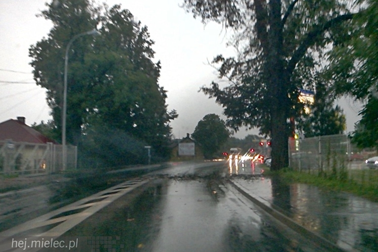 Nawałnica nad regionem i błyskawiczne podtopienia - 7 sierpnia 2014