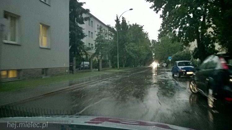 Nawałnica nad regionem i błyskawiczne podtopienia - 7 sierpnia 2014