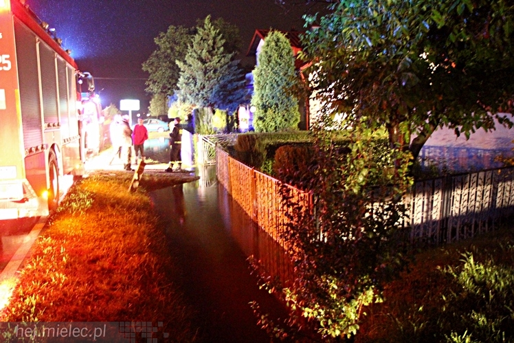 Nawałnica nad regionem i błyskawiczne podtopienia - 7 sierpnia 2014