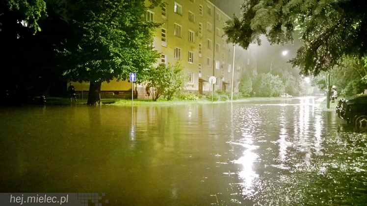 Nawałnica nad regionem i błyskawiczne podtopienia - 7 sierpnia 2014