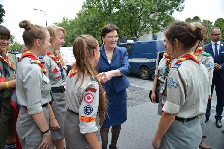 Mieleccy harcerze w Warszawie. Połączyli miasto w rocznicę wybuchu Powstania Warszawskiego
