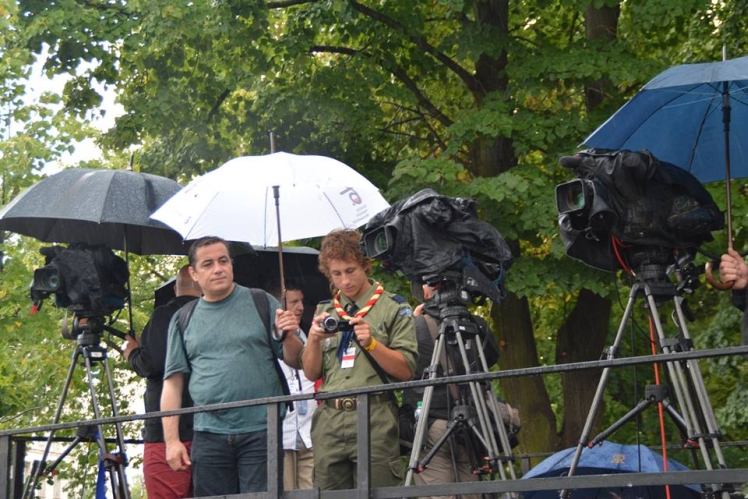 Mieleccy harcerze w Warszawie. Połączyli miasto w rocznicę wybuchu Powstania Warszawskiego